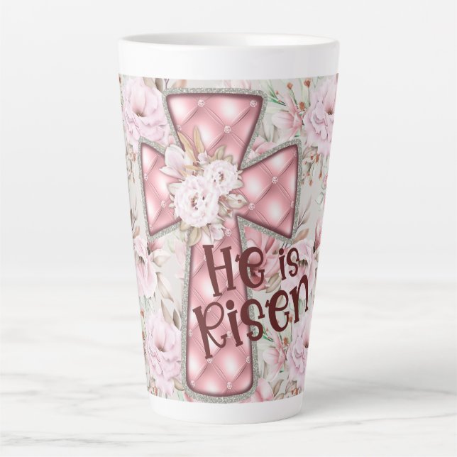 He is Risen Latte Mug (Front)