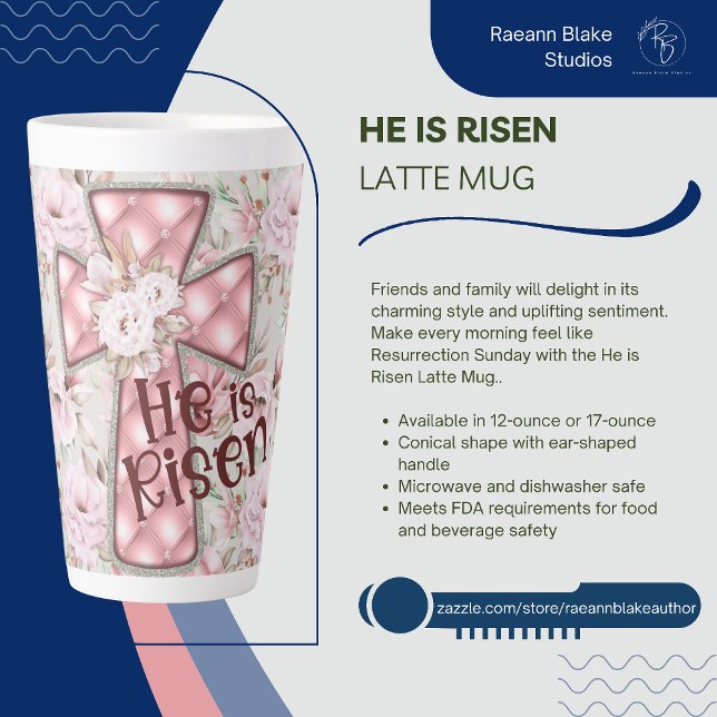 He is Risen Latte Mug (Creator Uploaded)