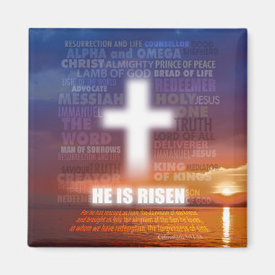 He is Risen Magnet
