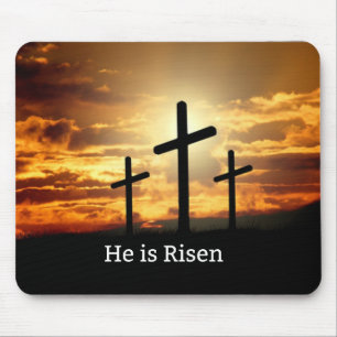 He is Risen Mouse Mat