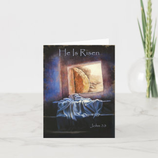 "He is Risen" Notecard