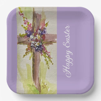 He is Risen  Paper Plate