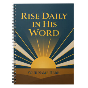 He Is Risen Personalized Faith Journal