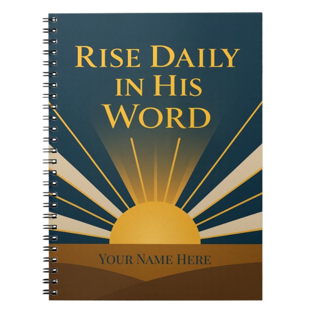 He Is Risen Personalized Faith Journal (Front)