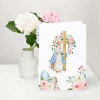 He is Risen Peter Rabbit Cross