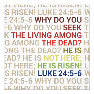He is Risen Photo Print