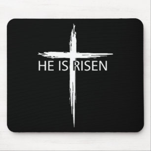 He Is Risen Pocket Christian Easter Jesus Religiou Mouse Mat