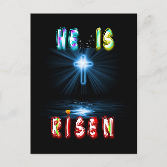 He Is Risen Postcard (Front)