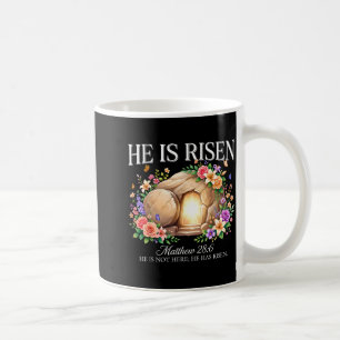 He is risen religious christian easter jesus for coffee mug