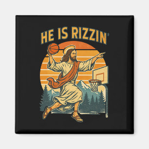 He Is Risen Rizzin Easter Christian Faith Jesus Ba Magnet