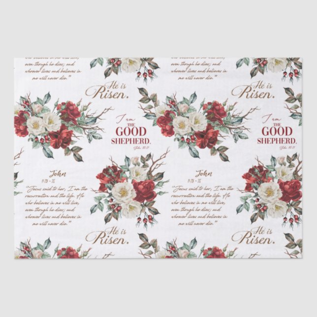 He Is Risen Tissue Paper (Front)