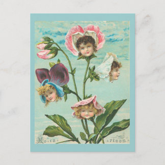 He Is Risen Vintage Christian Easter Holiday Postcard