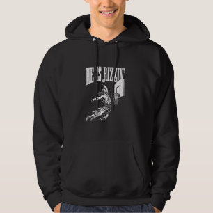 He Is Rizzin Funny Jesus Basketball Meme Hoodie