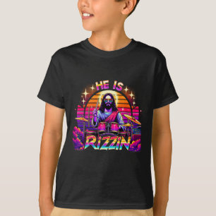 He Is Rizzin' Happy Easter Day Funny Christian Nd T-Shirt
