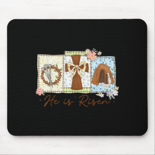 He is rizzin jesus funny for kids boy women youth mouse mat
