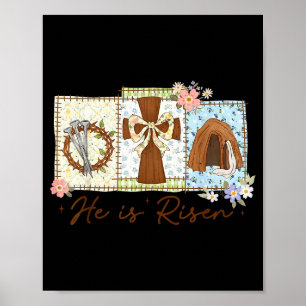He is rizzin jesus funny for kids boy women youth poster