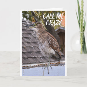 HE IS SERIOUS *DON'T FORGET ME WHEN YOU'RE GONE* C CARD