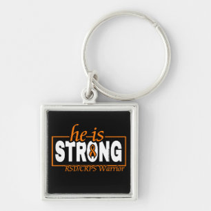 HE IS STRONG...RSD/CRPS KEY RING