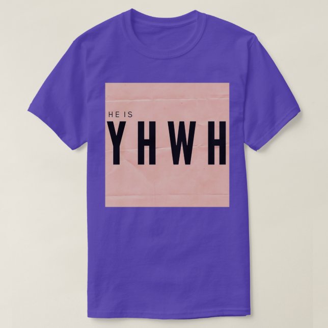 HE IS YHWH Triblend T-Shirt (Design Front)