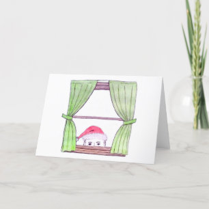 He knows... Blank Christmas Card