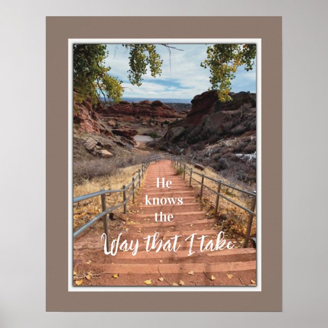 He knows the way that I take Poster (Front)