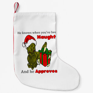He Knows When You've Been Naughty Xmas Stocking