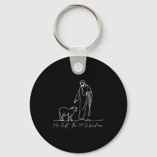 He Left The 99 To Find Me Christian Jesus Bible Ve Key Ring
