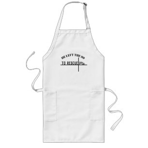 He Left The 99 To Rescue Me Inspirational Bible Long Apron