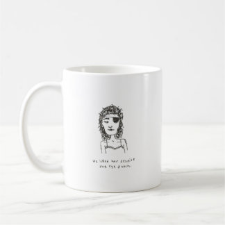he liked her despite the eyepatch mug