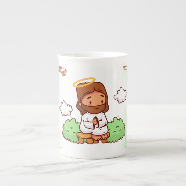 He lives for us bone china mug (Front)