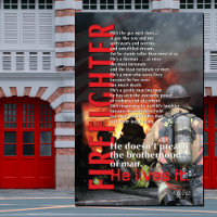 HE LIVES IT FIREFIGHTER