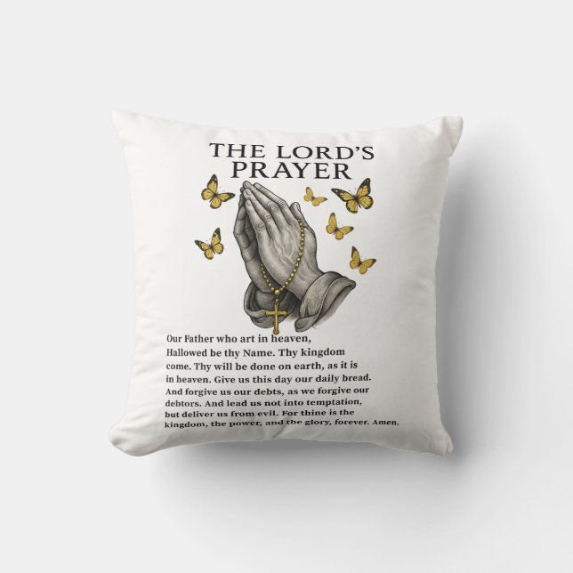 he Lord's Prayer  Cushion (Front)