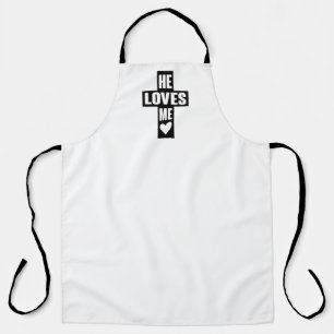 He Loves Like Jesus Quotes God Art Love Art Quote Apron
