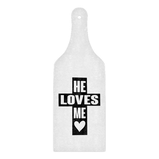 He Loves Like Jesus Quotes God Art Love Art Quote  Cutting Board (Front)