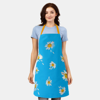 "He loves me. He loves me not" daisies apron. Apron
