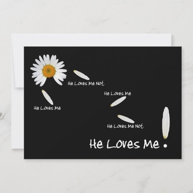He Loves Me Wedding Save The Date (Front)