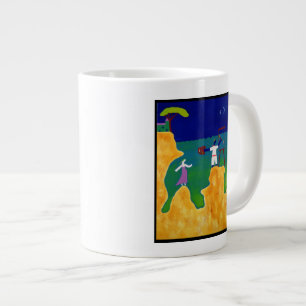 He Made Her Wait Some Time 2000 Large Coffee Mug