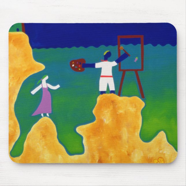 He Made Her Wait Some Time 2000 Mouse Mat (Front)