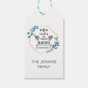 He Makes All Things Beautiful Gift Tags