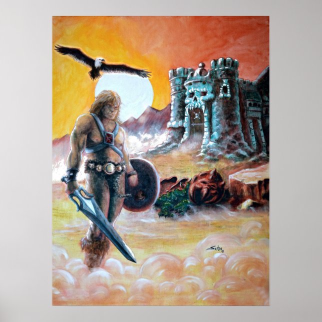 He-man Cringer Down Poster (Front)