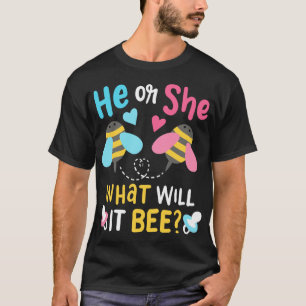 He or She Gender Reveal Pregnancy T-Shirt