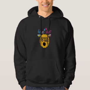 He Or She Grandma To Bee Funny Gender Reveal Hoodie