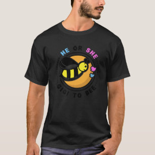 He Or She Nonna To Bee Keeper Of The Gender Reveal T-Shirt
