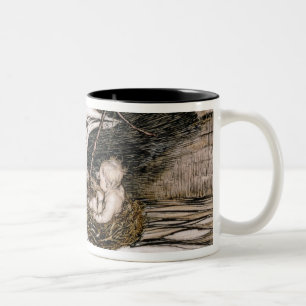 'He Passed Under the Bridge and Came Within Full S Two-Tone Coffee Mug