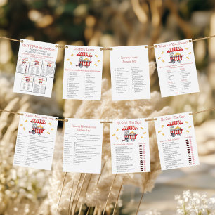 He POPPED the Question!  Bridal Shower Game Invitation