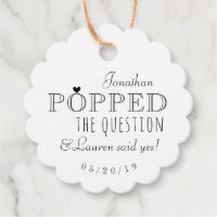 He Popped the Question Engagement Party Popcorn