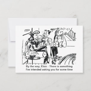 He Popped the Question, Funny Save The Date