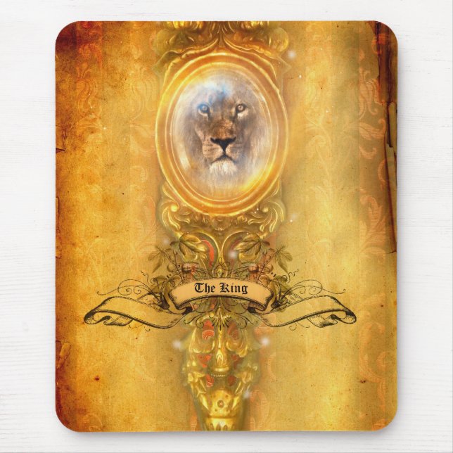 He Reigns Mouse Mat (Front)