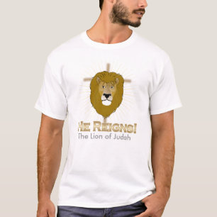 He Reigns, The Lion of Judah T-SHIRT
