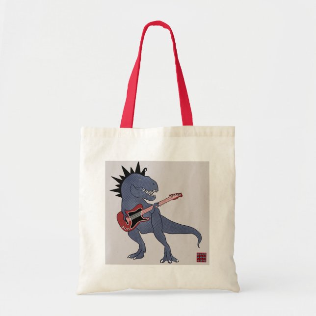 He Rex Guitar Tote Bag (Front)